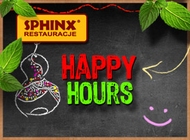 Happy-hours w restauracjach Sphinx!