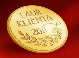 Złoty Laur Klienta 2011 dla Sfinks Polska